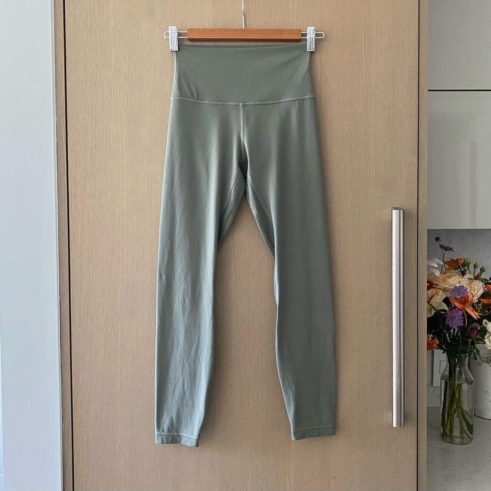 Lululemon Align Pant 28" Grey Sage green - Picture 2 of 6